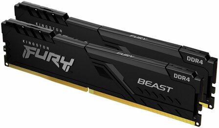 Kingston Fury Beast | 32GB 2x16GB DDR4 | 3600MHz | DIMM | CL18 | Geheugenmodule | RAM