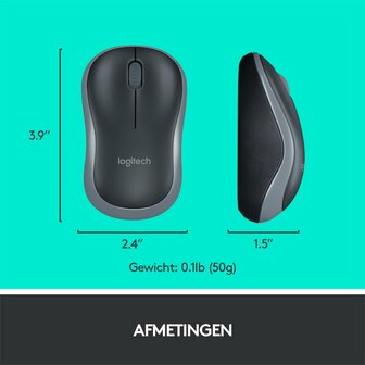 Logitech Wireless Combo MK270 toetsenbord Inclusief muis USB QWERTZ Duits Zwart