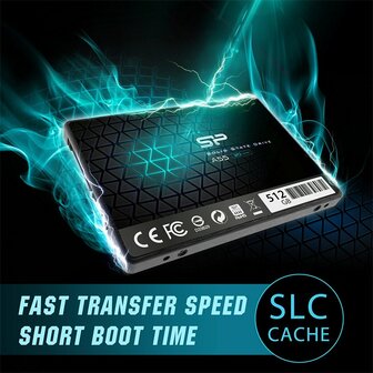 Silicon Power A55 512GB 2.5 SATA SSD 560MB/s