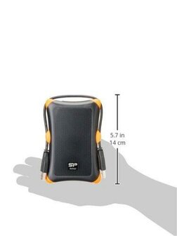 Silicon Power 1TB Rugged Armor A30 schokbestendig, 2.5&quot; USB 3.0 Military Grade Portable Hard Drive