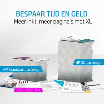 HP 302XL originele high-capacity drie-kleuren inktcartridge