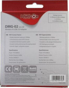 Inter-Tech DMG-02 WLAN 150 Mbit/s