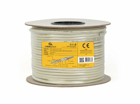 Gembird FPC-6004-SOL netwerkkabel Grijs 100 m Cat6 F/UTP (FTP)