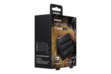 Samsung T7 Shield MU-PE4T0S 4 TB Zwart