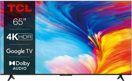 TCL P63 Series P635 165,1 cm (65&quot;) 4K Ultra HD Smart TV Wifi Zwart