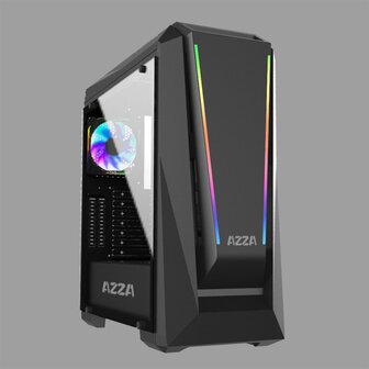 Case Azza Chroma 410A Midi Tower Zwart