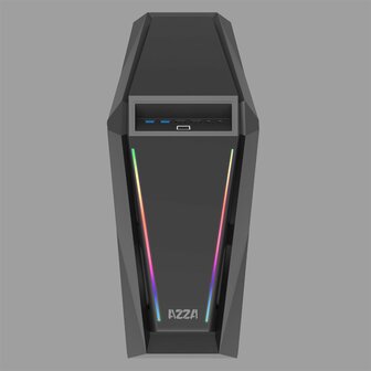 Case Azza Chroma 410A Midi Tower Zwart