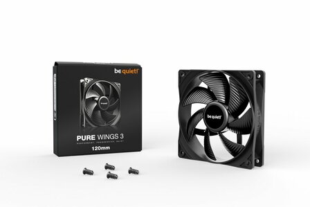 be quiet! Pure Wings 3 120mm Computer behuizing Ventilator 12 cm Zwart 1 stuk(s)