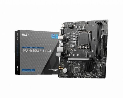 MSI PRO H610M-E DDR4 moederbord Intel H610 LGA 1700 micro ATX RENEWED