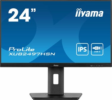 iiyama ProLite XUB2497HSN-B1 LED display 61 cm (24&quot;) 1920 x 1080 Pixels Full HD Zwart