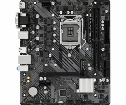 Asrock H510M-HDV/M.2 SE Intel H470 LGA 1200 (Socket H5) micro ATX