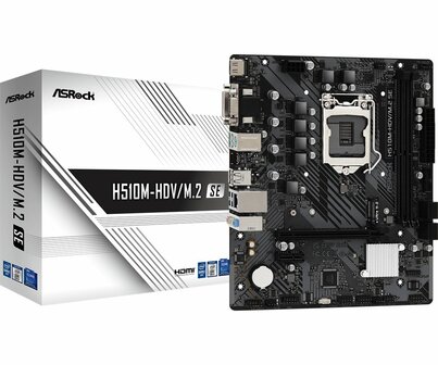 Asrock H510M-HDV/M.2 SE Intel H470 LGA 1200 (Socket H5) micro ATX