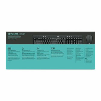 Logitech MK540 Advance Desktopset Belgisch RETURNED