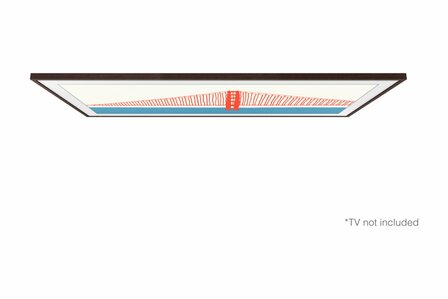 Samsung Lijst voor 50&#039;&#039; Samsung the Frame TV - Walnoothout Look