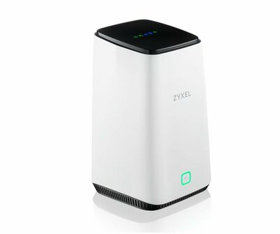 Zyxel FWA510 draadloze router Multi-Gigabit Ethernet Tri-band (2.4 GHz / 5 GHz / 5 GHz) 5G Zwart, Wit