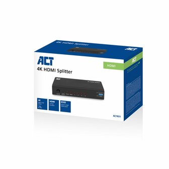 ACT AC7831 video splitter HDMI 4x HDMI OPEN BOX