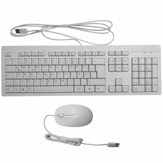 HP Wired Desktopset Toetsenbord + Muis ( QWERTZ )