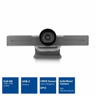 ACT AC7990 camera voor videoconferentie 2 MP Zwart 1920 x 1080 Pixels 30 fps CMOS 25,4 / 2,8 mm (1 / 2.8&quot;)