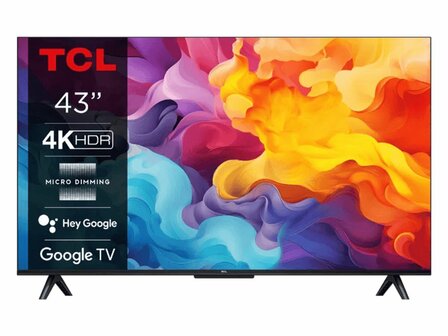 TCL V6B 43V6B tv 109,2 cm (43&quot;) 4K Ultra HD Smart TV Wifi Titanium