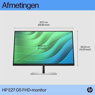 MON HP E27 G5 27Inch IPS 75HZ HDMI DP OUTLET