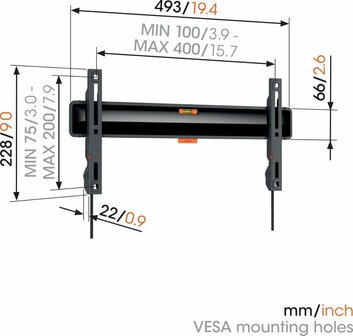 Vogels TVM 3405 SP TV-Muurbeugel