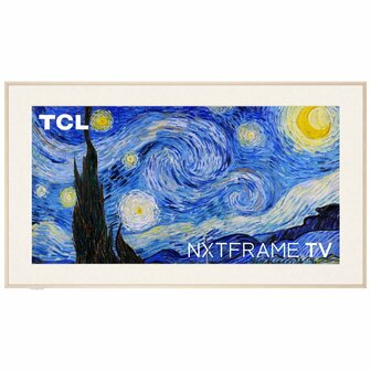 TCL NXTFRAME 65A300W Wit QLED TV | 65&#039;&#039; Ultra HD 4K | Wi-Fi | Smart TV | Google TV | HDR10+ | 120Hz