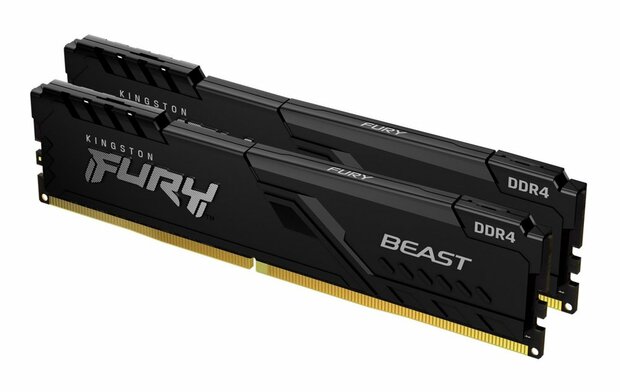 Kingston Fury Beast | 32GB 2x16GB DDR4 | 3600MHz | DIMM | CL18 | Geheugenmodule | RAM