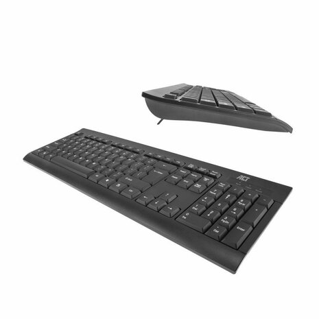 ACT AC5410 toetsenbord USB QWERTY Amerikaans Engels Zwart