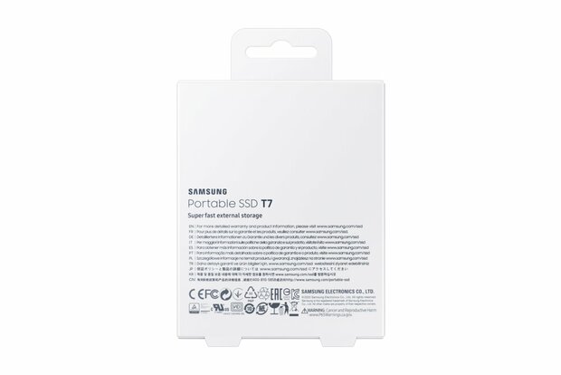 Samsung T7 1TB Portable SSD - 1.050MB/s Grijs