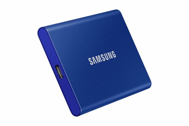 Samsung Portable SSD T7 2000 GB Blauw