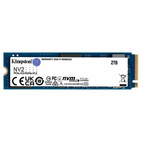 Kingston NV2 2TB NVMe SSD M.2 - 3500 MB/s