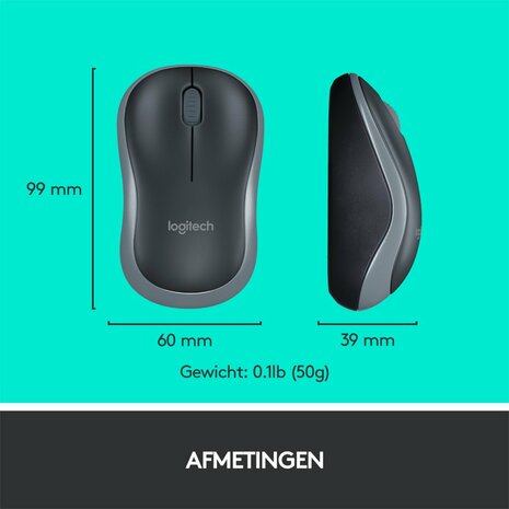 Logitech Wireless Combo MK270 toetsenbord Inclusief muis USB QWERTZ Duits Zwart