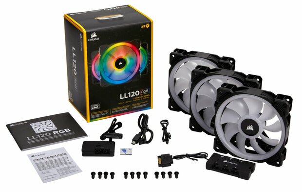 Corsair LL120 Computer behuizing Ventilator 12 cm/ RGB