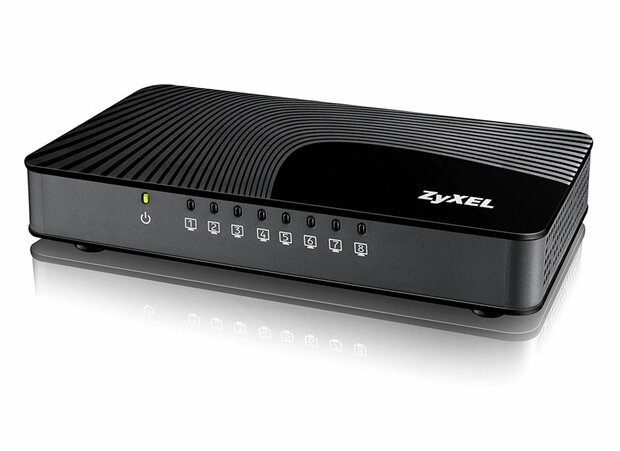 Zyxel GS-108S v2 Gigabit Ethernet (10/100/1000) Zwart