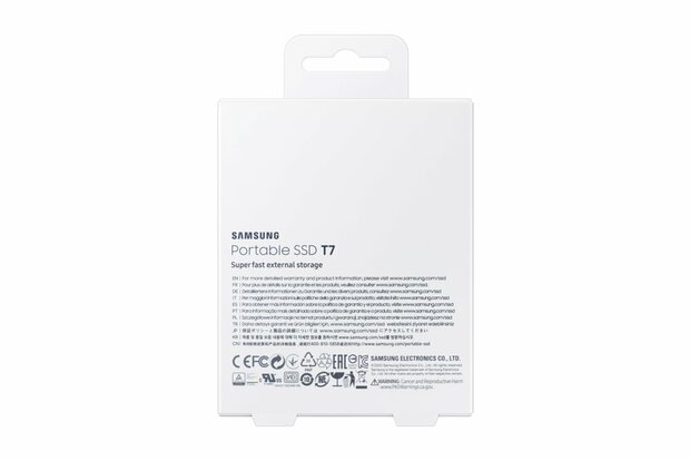 Samsung T7 1TB Portable SSD - 1.050MB/s Blauw