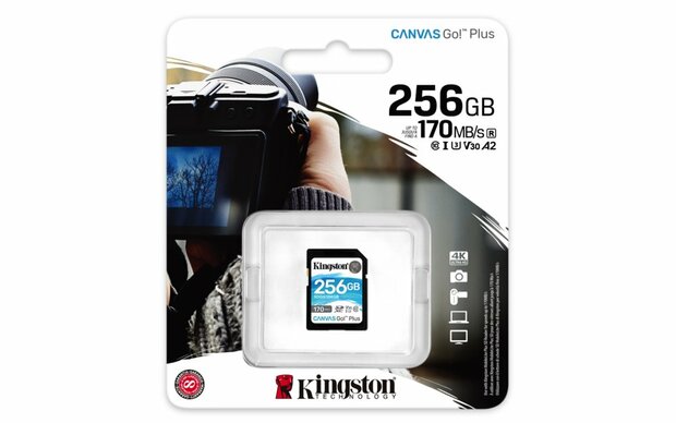 Kingston Technology Canvas Go! Plus 256 GB SD UHS-I Klasse 10