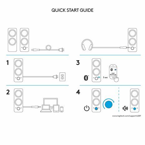 Logitech Z207 Bluetooth-computerspeakers