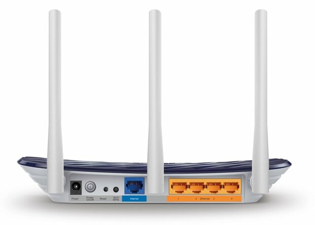 TP-LINK AC750 draadloze router Fast Ethernet Dual-band (2.4 GHz / 5 GHz) Zwart, Wit