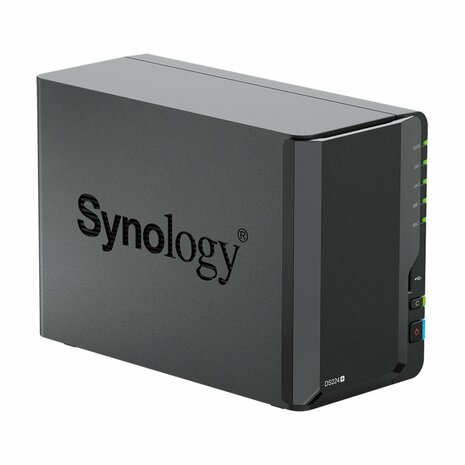 Synology DiskStation DS224+ data-opslag-server NAS Desktop Ethernet LAN Zwart J4125