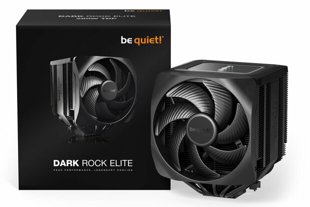 be quiet! Dark Rock Elite | 168mm Hoogste | 2x 135mm Fan | CPU Luchtkoeler