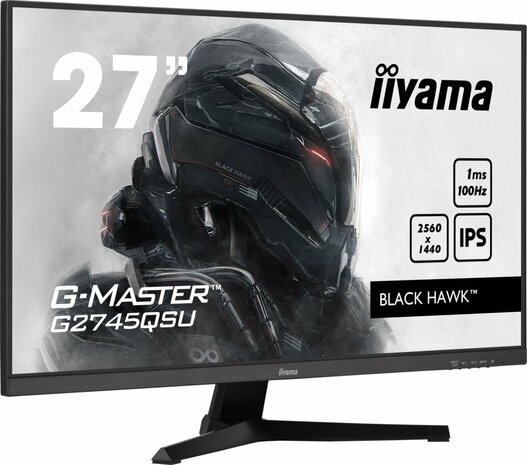 iiyama G-Master G2745QSU-B1 27" | 2560 x 1440 IPS | 100Hz | Gaming Monitor