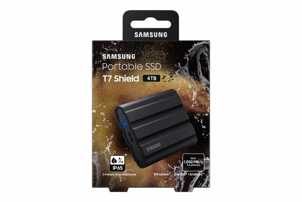 Samsung T7 Shield MU-PE4T0S 4 TB Zwart