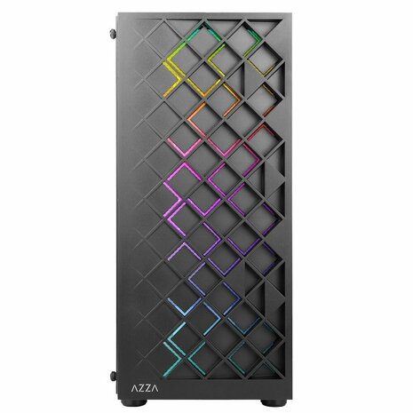 Azza Spectra RGB | Midi Tower Case | Zwart