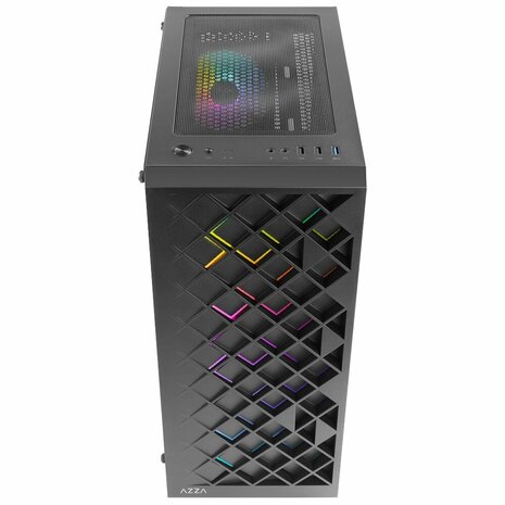 Azza Spectra RGB | Midi Tower Case | Zwart