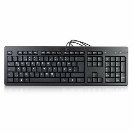 HP 125 Wired USB Keyboard QWERTZ