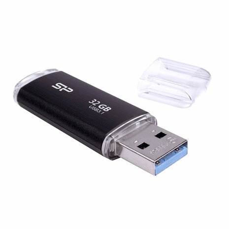 Silicon Power Blaze B02 | 32GB USB-A 3.2 Flash Drive | Zwart