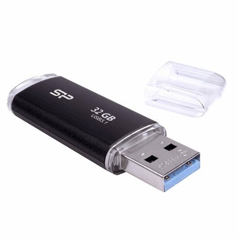 Silicon Power Blaze B02 | 32GB USB-A 3.2 Flash Drive | Zwart