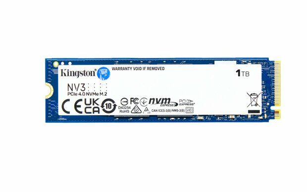 Kingston NV3 1TB NVMe SSD M.2 - 6000 MB/s