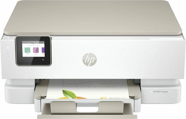 HP ENVY HP Inspire 7220e All-in-One printer, Kleur, Printer voor Home, Printen, kopiëren, scannen, Draadloos; HP+; Geschikt voor HP Instant Ink; Scan naar pdf