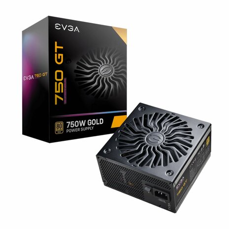 EVGA SuperNova 750 GT | 750 Watt Gold ATX PSU | Modulair | Power Supply | Voeding | RENEWED